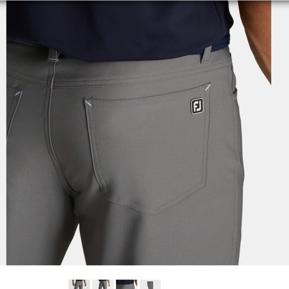 FootJoy Performance Golf Pants | Mens W 33 / L 32 | Grey - Picture 3 of 8